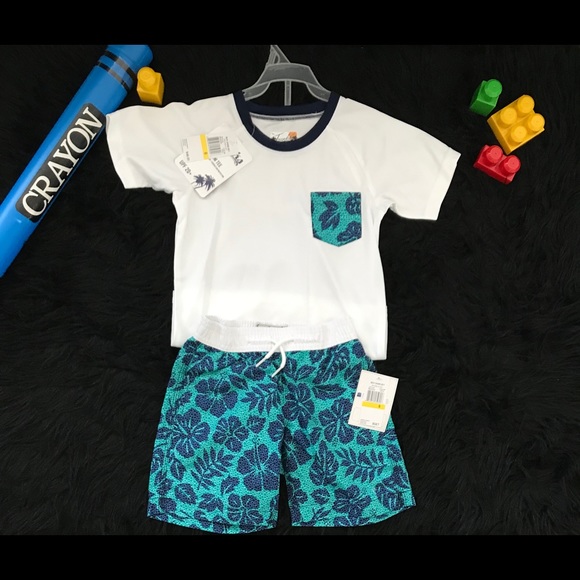 🛍Boys Swim Trunks Sets - Picture 1 of 3